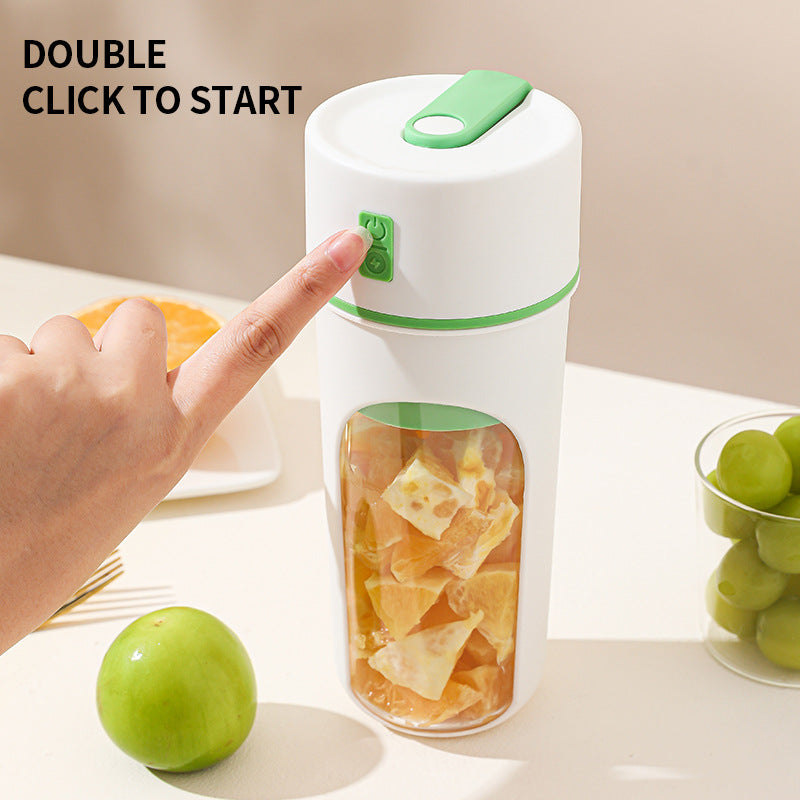 USB Rechargeable Portable Juicer Blender – Wireless Fruit Mixer, Ice Crusher & Smoothie Cup